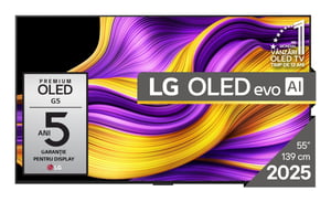 LG OLED evo AI OLED55G51LW Telewizor 139,7 cm (55") 4K Ultra HD Smart TV Wi-Fi Czarny