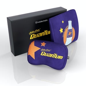 noblechairs Fallout Nuka-Cola Quantum Neck Pillow/Lumbar Pillow Purple 2-pack