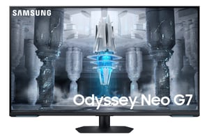 Samsung S43CG700NU monitor komputerowy 109,2 cm (43") 3840 x 2160 px 4K Ultra HD LED Czarny, Biały