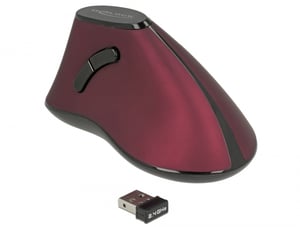DeLOCK 12528 Office Mouse, Right-Handed, RF Wireless, Optical, 1000 DPI