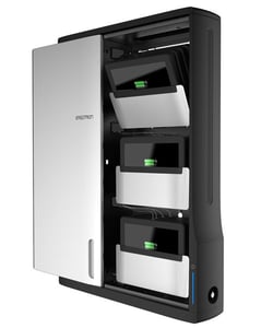 Ergotron Zip12 Für die Wandmontage Schwarz, Metallic