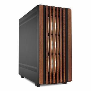 Sharkoon REBEL C70M RGB Full Tower Svart, Trä