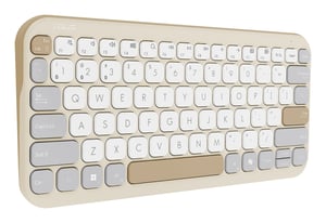 ASUS KW100 KEYBOARD/BG/UI/80 klawiatura Uniwersalne Bluetooth Beżowy