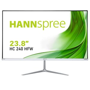 Hannspree HC240HFW Computermonitor 60,5 cm (23,8") 1920 x 1080 px Full HD LED Silber, Weiß