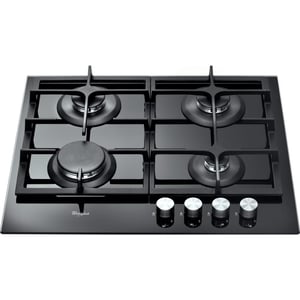 Whirlpool AKT 6455/NB Schwarz Einbau-Gasherd 4 Kochzonen