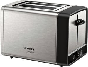 Bosch TAT5P420 toster 2 kaw. 970 W Czarny, Stal nierdzewna