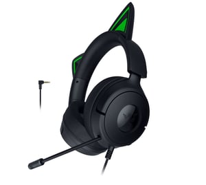 Razer Kraken Kitty V3 X Kopfhörer, kabelgebunden, Kopfbügel, Gaming, USB Typ A, schwarz