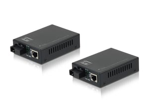 LevelOne FVT-2202 100 Mbit/s Network Converter, Black