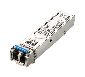 D-Link DIS‑S302SX nätverksrelämodul, fiberoptik 1000 Mbit/s mini-GBIC