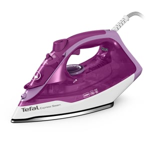 Tefal FV2836 Trocken- und Dampfbügeleisen, Keramiksohle, 2400 W, Violett, Weiß