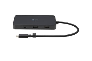 LG UHG7 dockningsstation, kabelansluten USB 3.2 Gen 2 (3.1 Gen 2) Type-C, svart