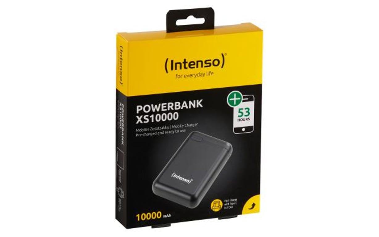 фото Зовнішній акумулятор (павербанк) Intenso XS10000 10000mAh Black (7313530)