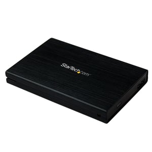 StarTech S2510BMU33 Hard Drive Enclosure HDD Enclosure Black 2.5" USB-powered