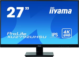 iiyama ProLite XU2792UHSU-B1 monitor komputerowy 68,6 cm (27") 3840 x 2160 px 4K Ultra HD LED Black