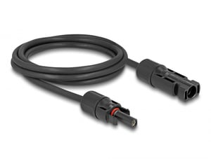 DeLOCK DL4 Solar Cable, 6 mm², Male to Female, 5 m, Black