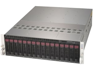 Supermicro MicroCloud A+ Server AS-3015MR-H8TNR AMD SoC AM5-Sockel Rack (3U) Schwarz, Metallic