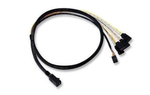 Broadcom L5-00221-00 kabel SAS 1 m Black