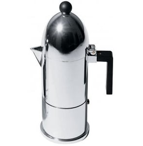 Alessi A9095/6 B manuell kaffebryggare Moka-kaffebryggare i aluminium