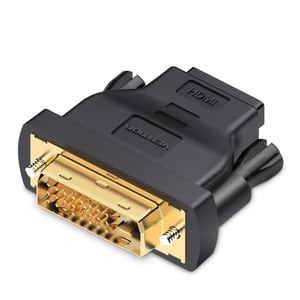 Vention ECDB0 przejściówka do kabli DVI(24+5) HDMI Czarny