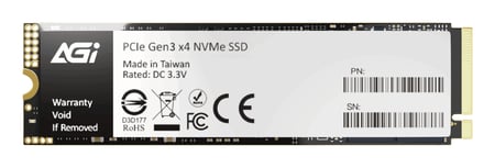 AGI Technology AI298 512 GB M.2 PCI Express 3.0 NVMe 3D NAND