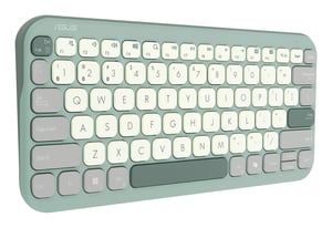 ASUS KW100 KEYBOARD/GN/UI/80 klawiatura Uniwersalne Bluetooth Zielony