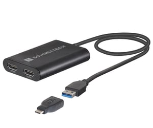 Sonnet USB3-DHDMI zewnętrzna karta graficzna usb 3840 x 2160 px Czarny