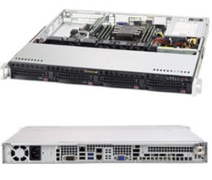 Supermicro SuperServer 5019P-M Intel® C621 LGA 3647 (Socket P) Rack (1U) Schwarz