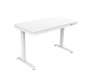 Tuckano Skrivbord med elektrisk höjdjustering ET119W-C BI vitt