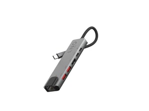 LINQ LQ48015 stacja dokująca Przewodowa USB 3.2 Gen 2 (3.1 Gen 2) Type-C Czarny, Szary
