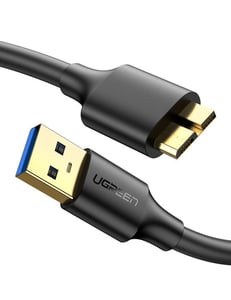 Ugreen 10841 USB 3.2 Gen 1 (3.1 Gen 1) Cable, 1 m, USB-A to Micro-USB-B, Black