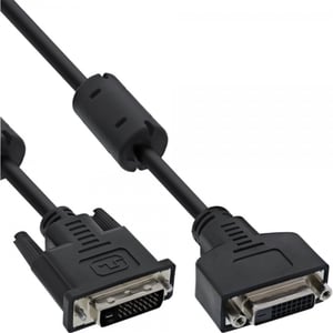 InLine 4043718019564 kabel DVI 5 m DVI-D Czarny