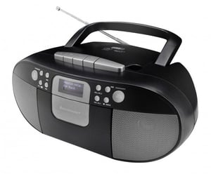 Soundmaster SCD7800 Analog und digital, 3 W, DAB+, FM, schwarz, MP3-Player