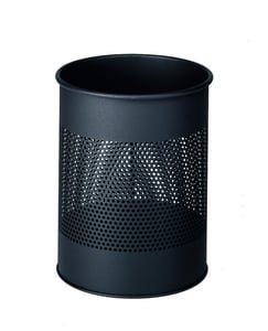 Durable 331058 15-liter Round Metal Anthracite Trash Can