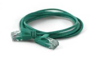 Wantec 7326 kabel sieciowy Zielony 0,5 m Cat6a U/UTP (UTP)