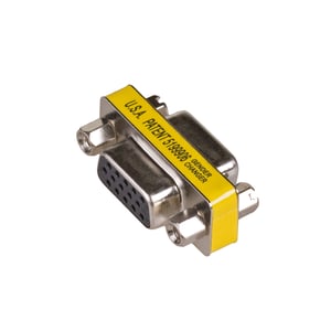 Akyga AK-AD-18 adapter för D-SUB-kablar, silver, gul