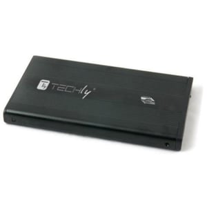 Techly I-CASE SU3-25B hårddiskhölje, svart, 2,5 tum, strömförsörjning via USB