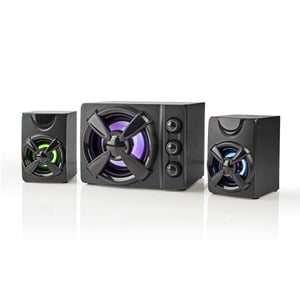 Nedis GSPR31021BK 2-way speaker, Black, Wired 11 W