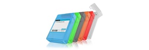 ICY BOX IB-AC602b-6 Förslutbart etui Plast Blå, Grön, Grå, Orange, Röd, Vit