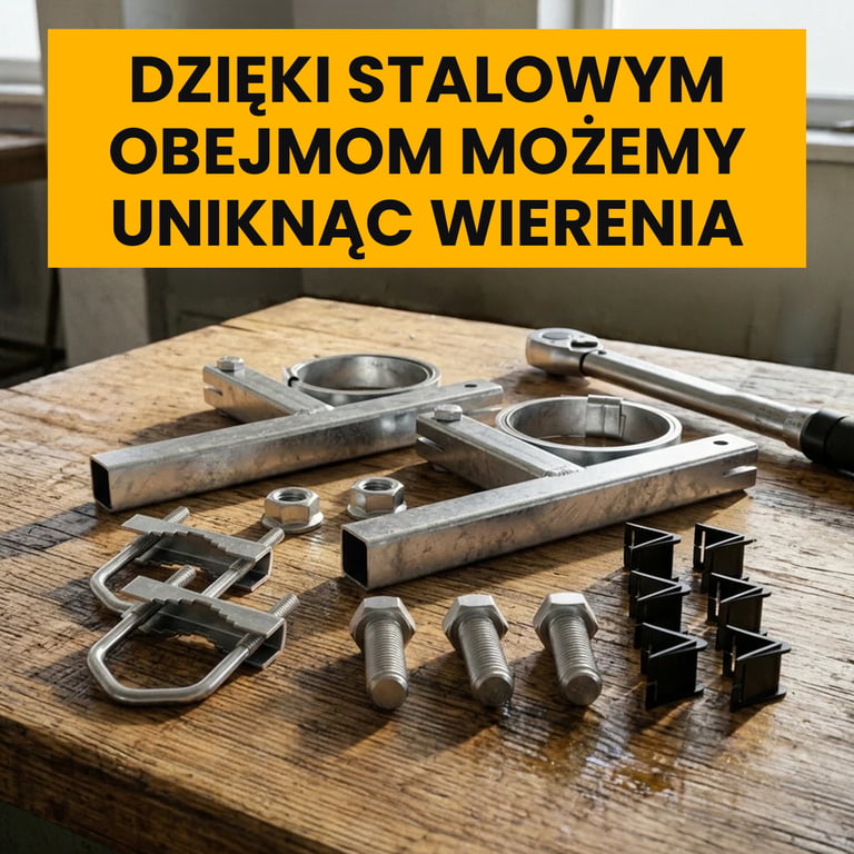 Extralink Uchwyt kominowy taśma 7m
