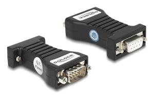 DeLOCK 64315 RS-232 Serial Converter/Repeater/Isolator, Black