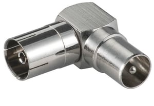 Microconnect COAXADAPTER – Adapter für Koaxialkabel, silberfarben