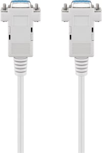 Goobay 50547 Parallel Cable, Gray, 2 m, DB-9