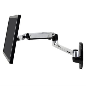 Ergotron LX-serien LX väggmonterad LCD-arm 86,4 cm (34") Vägg Aluminium