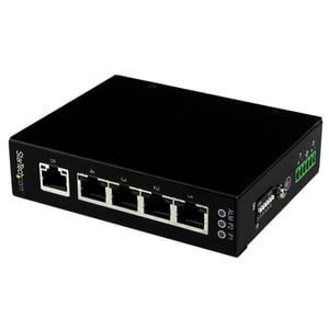 StarTech IES51000 przełącznik sieciowy Nie zarządzany Gigabit Ethernet (10/100/1000) Czarny