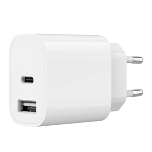 Gembird TA-UC-2AC12-01 Ladegerät für mobile Geräte: Smartphone, Smartwatch, Tablet, weiß, Wechselstrom, für den Innenbereich