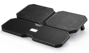 DeepCool MULTI CORE X6 Laptop Cooling Pad, 39.6 cm (15.6"), Black