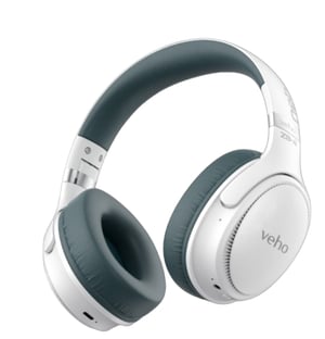 Veho ZB-4 NEB HEADPHONES WITH MIC-W Wired and Wireless Headphones Headband Business/Everyday Black