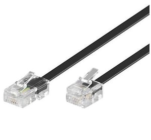 Microconnect MPK463S telefonkabel 15 m, genomskinlig