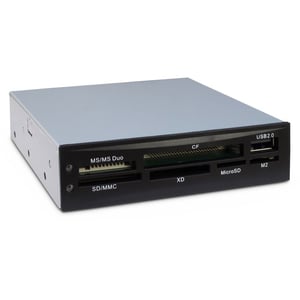 Inter-Tech CI-02 czytnik kart USB 2.0 Wewnętrzny Czarny