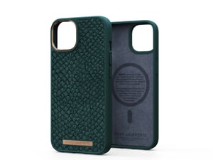 Njord byELEMENTS Salmon Leather Magsafe pokrowiec na telefon komórkowy 15,5 cm (6.1") Zielony
